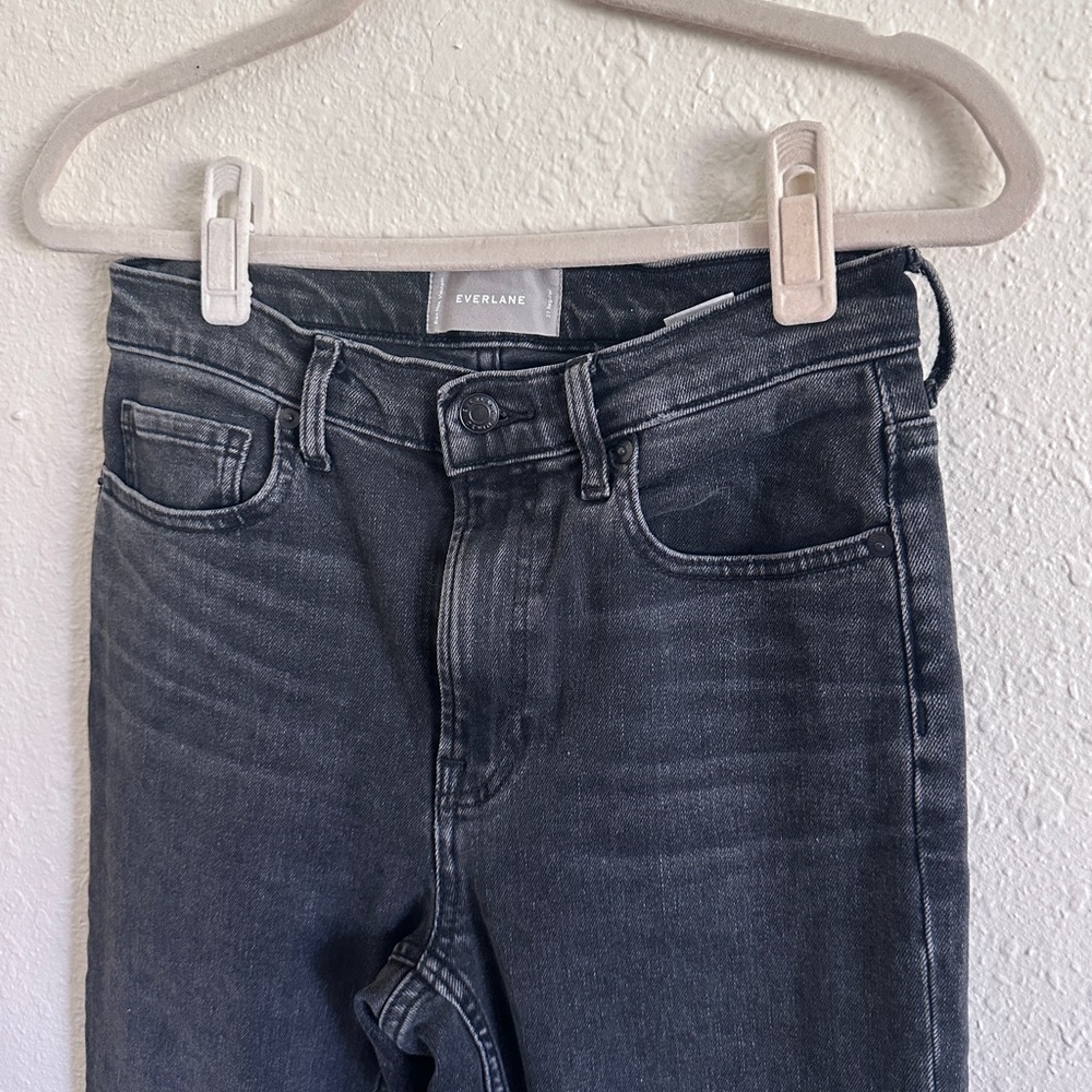 Everlane High Rise Jeans in Deep Blue